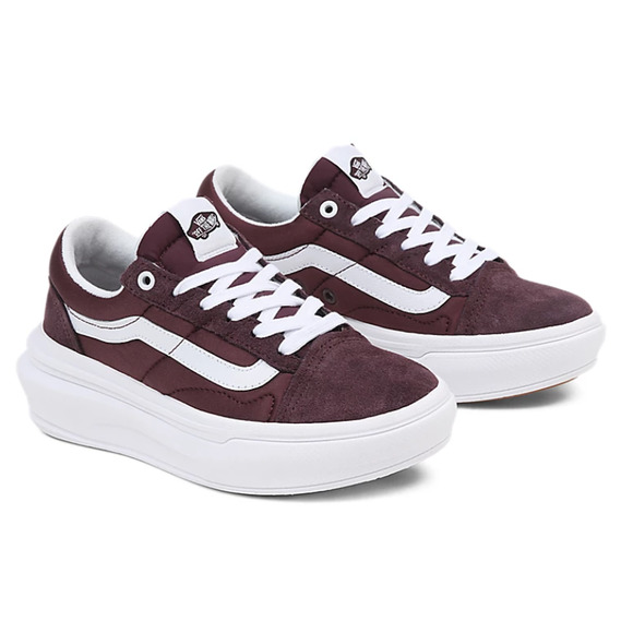 Vans Women's Old Skool OVERT CC Sneakers Wine Tasting Size 5.5 NEW - Picture 1 of 11